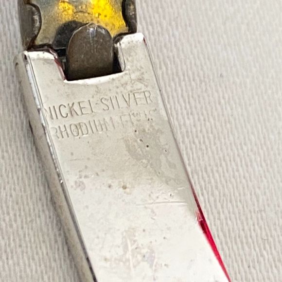 Calling All Marys ID Bracelet Expandable Links Nickle Silver Rhodium Plated - Picture 8 of 10